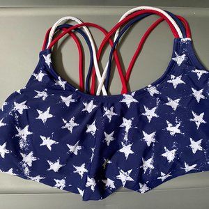 Xhilaration American Flag Bikini Top